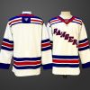 Men's New York Rangers Blank Stitched Jersey