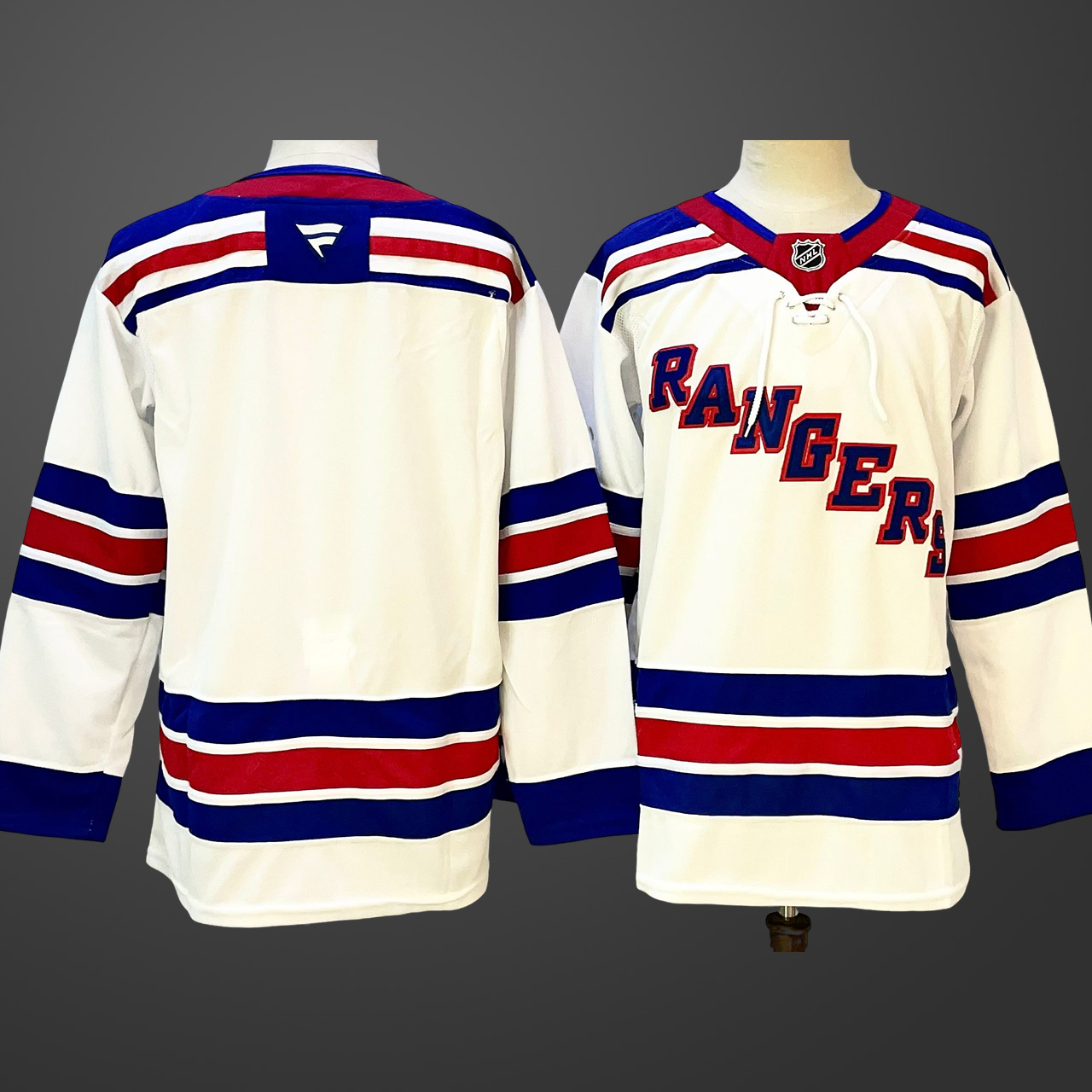 Men's New York Rangers Blank Stitched Jersey