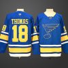 Men's St. Louis Blues #18 Robert Thomas Blue 2025 Stitched Hockey Jersey