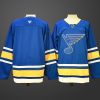 Men's St. Louis Blues Blank Blue 2025 Stitched Hockey Jersey