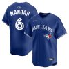 Men's Toronto Blue Jays Alex Manoah #6 Blue Baseball Jersey