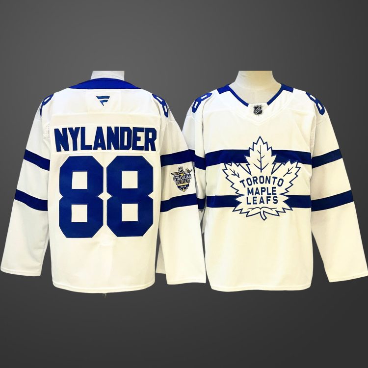 Men's Toronto Maple Leafs William Nylander #88 White Jersey