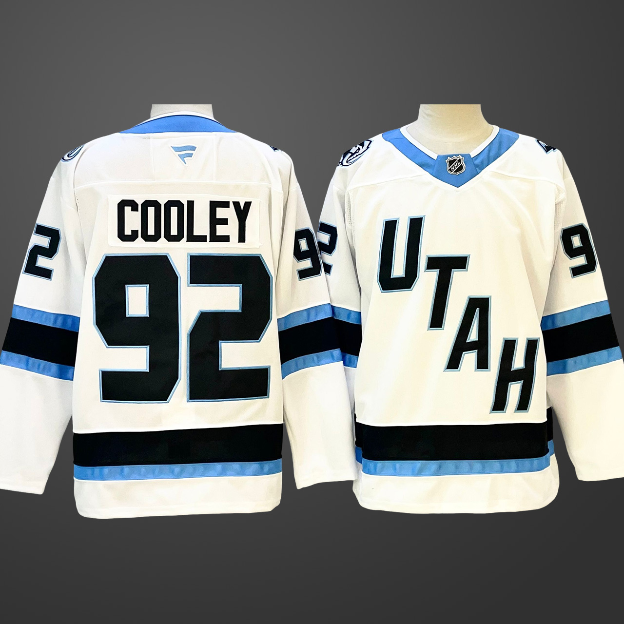 Men's Utah Hockey Club #92 Logan Cooley White 2024-25 Stitched Jersey