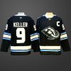 Men's Utah Mammoth #9 Clayton Keller Home Jersey - Black