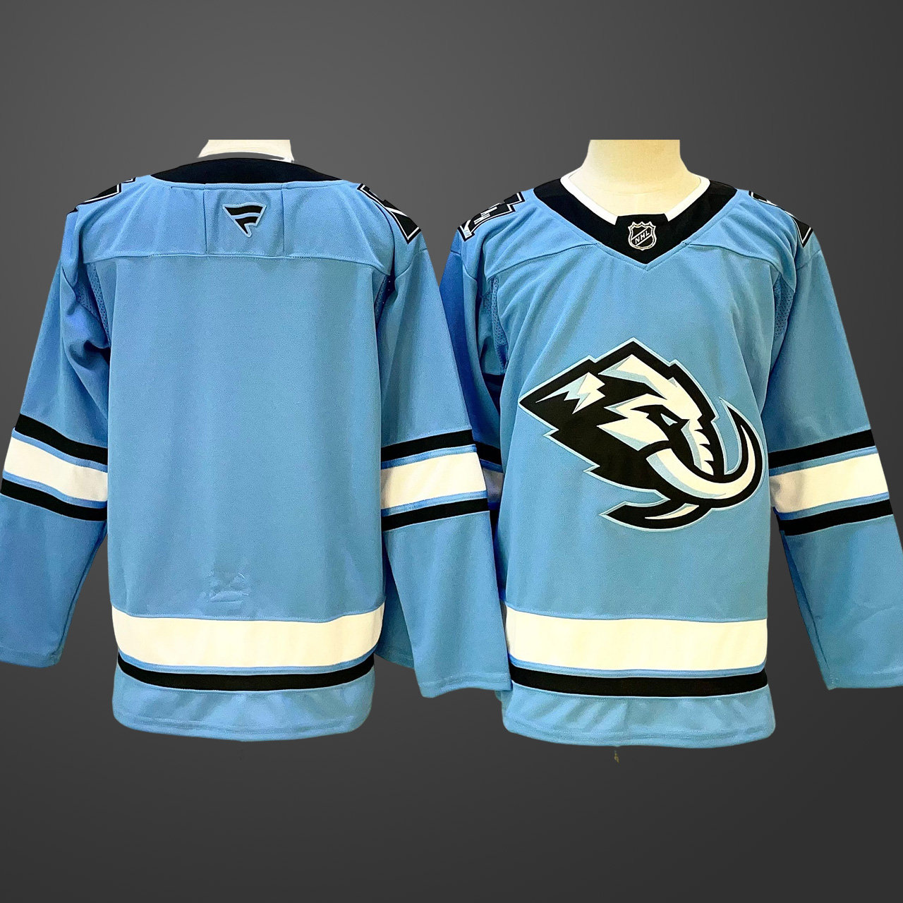 Men's Utah Mammoth Blank Blue 2025 Stitched Jersey
