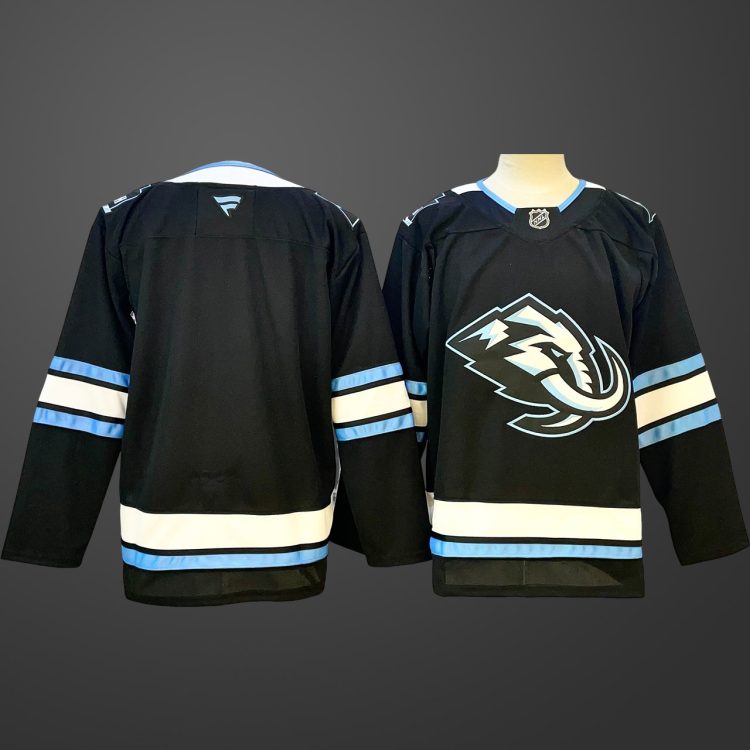 Men's Utah Mammoth Blank  Home Jersey - Black