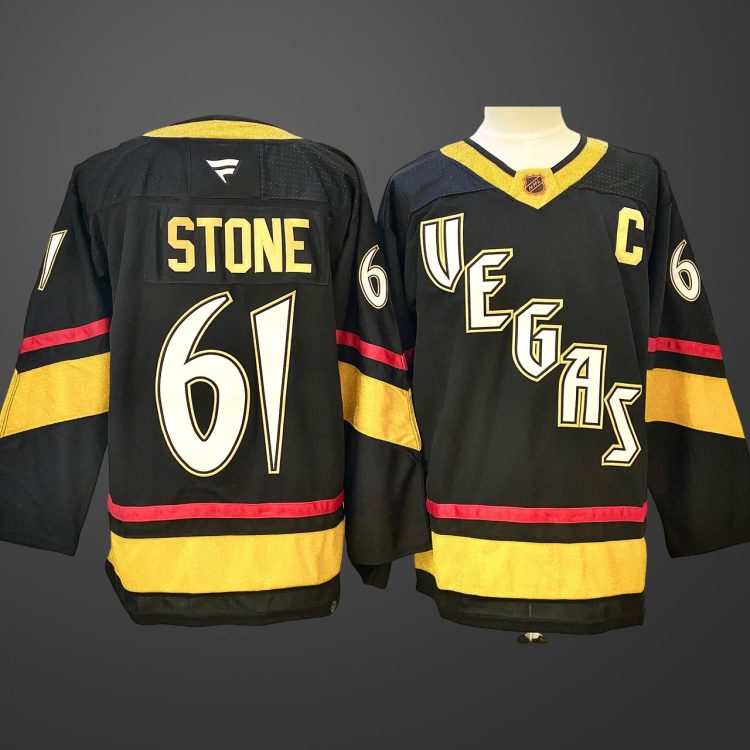 Men's Vegas Golden Knights #61 Mark Stone Reverse Retro Jersey