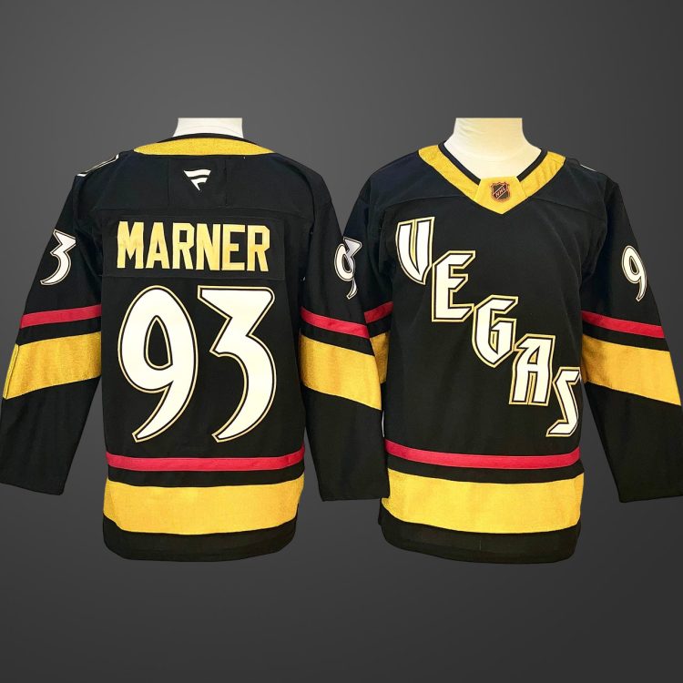 Men's Vegas Golden Knights #93 Mitch Marner Black 2024-25 Stitched Hockey Jersey