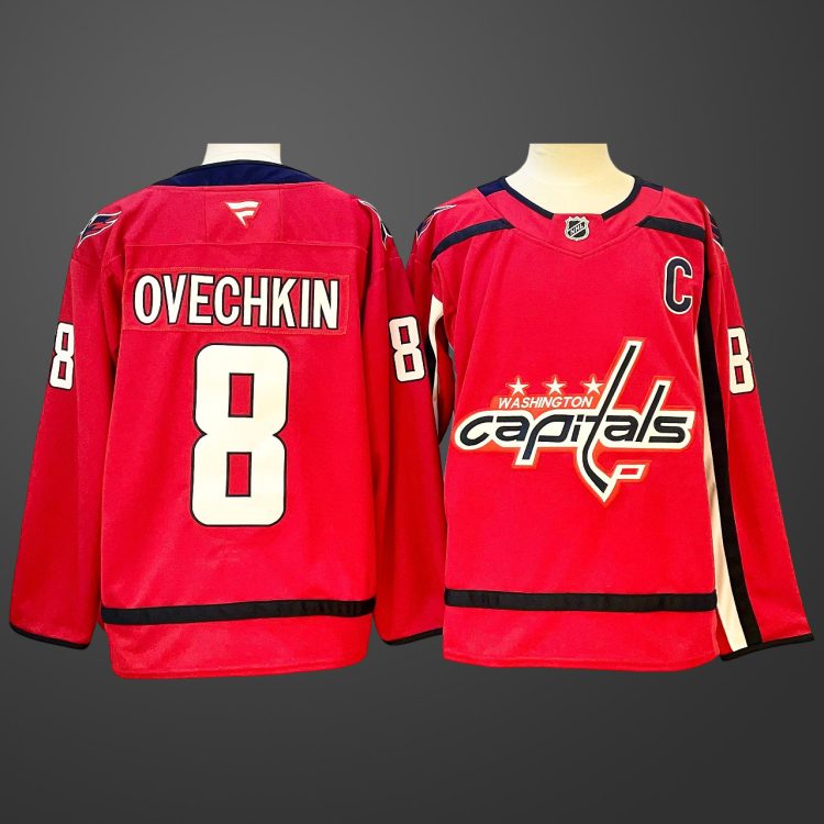 Men's Washington Capitals Alexander Ovechkin #8 Red Jersey