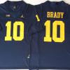 Michigan Wolverines Blue #10 BRADY Stitched Jersey