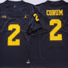 Michigan Wolverines Blue #2 CORUM Stitched Jersey