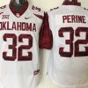 Oklahoma Sooners #32 Perine White Red Stitched Jersey