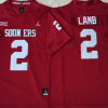 Oklahoma Sooners Red #2 LAMB Stitched Jersey