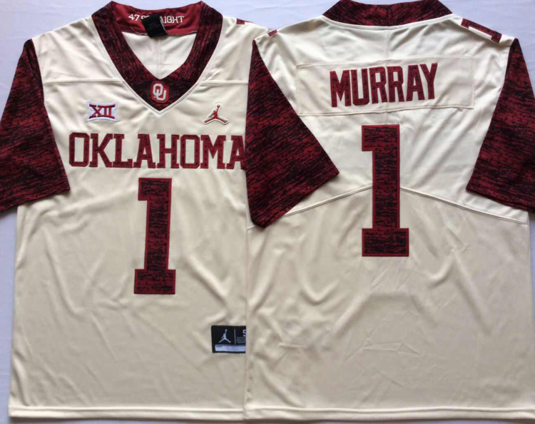 Oklahoma Sooners White Limited #6 MAYFIELD Stitched Jersey