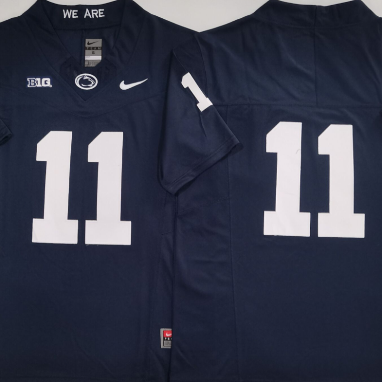 Penn State Nittany Lions Blue #11 Stitched Jersey