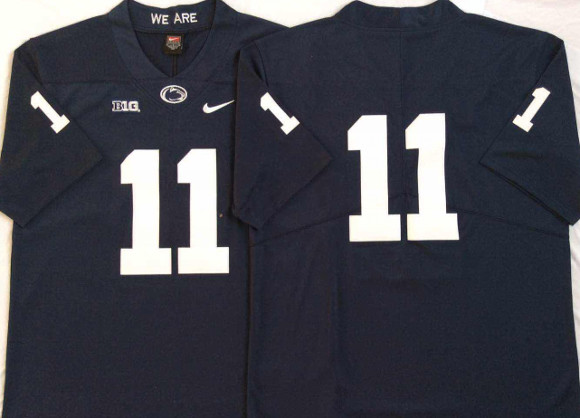 Penn State Nittany Lions Blue #11 Stitched Jersey