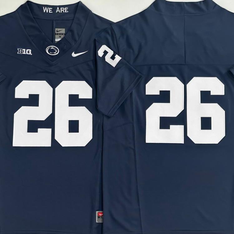 Penn State Nittany Lions Blue #26 Stitched Jersey