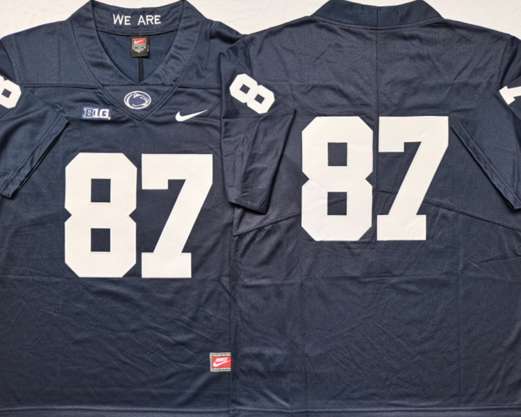 Penn State Nittany Lions Blue #87 Stitched Jersey