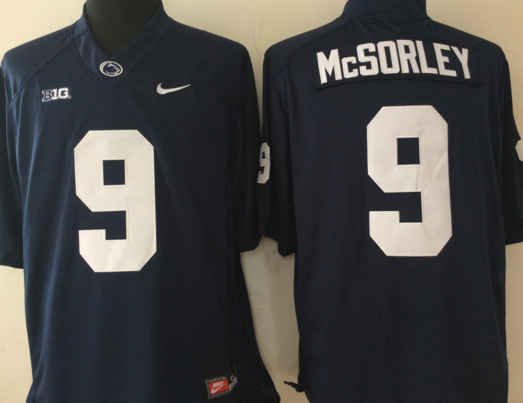 Penn State Nittany Lions Blue #9 MCSORLEY Stitched Jersey