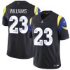 Men's Los Angeles Rams #23 Kyren Williams Black 2025 F.U.S.E. “Rivalries” Vapor Limited Stitched Football Jersey