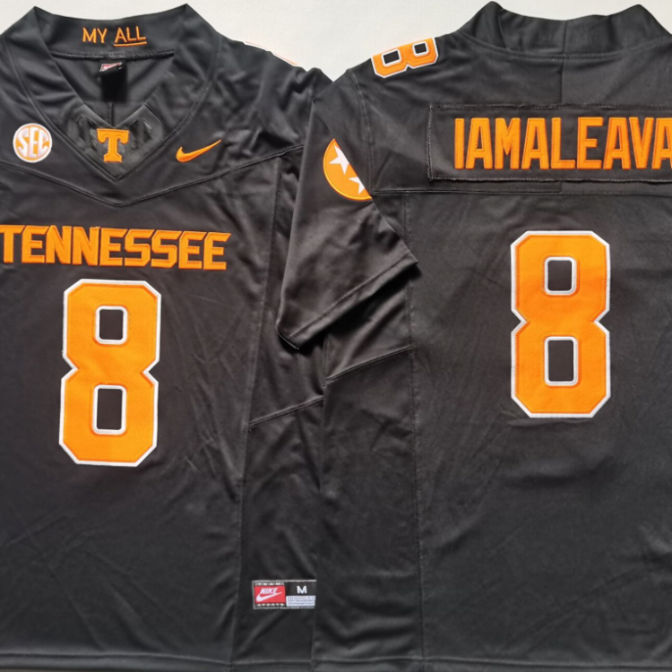 Tennessee Volunteers GRAY #8 IAMALEAVA Stitched Jersey