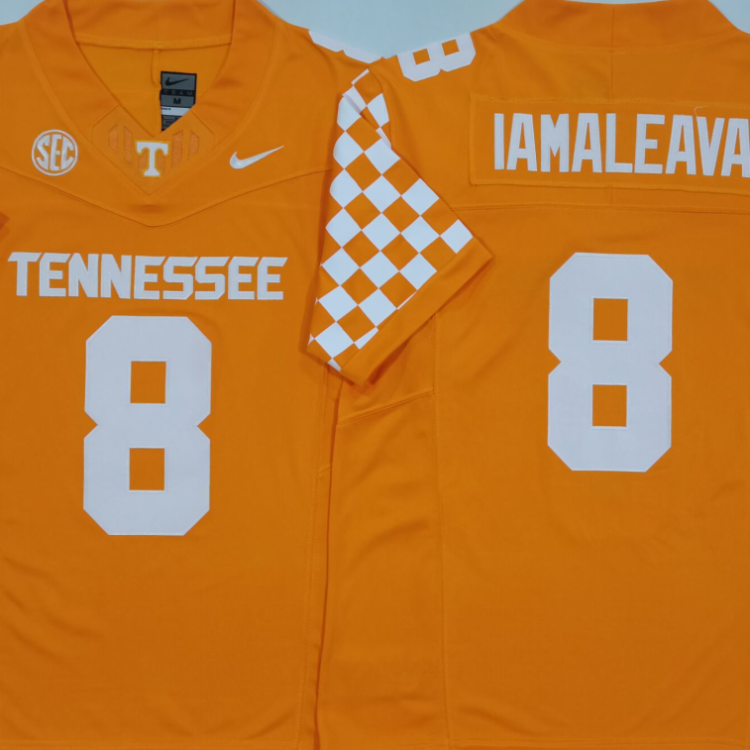 Tennessee Volunteers Orange #8 IAMALEAVA Stitched Jersey