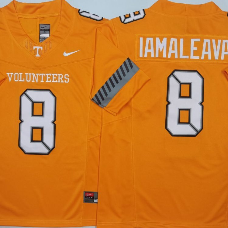 Tennessee Volunteers Orange #8 IAMALEAVA Stitched Jersey