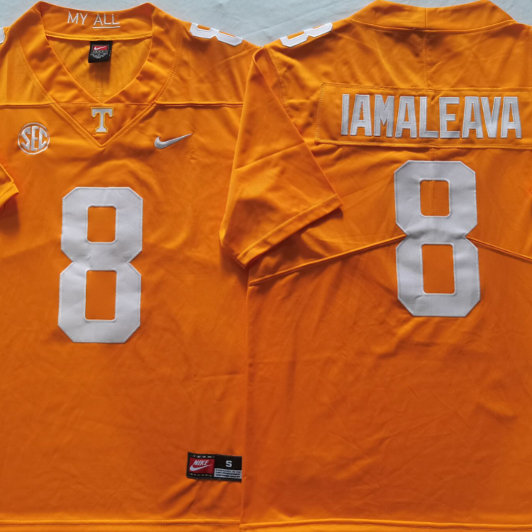 Tennessee Volunteers Orange #8 IAMALEAVA Stitched Jersey