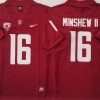 WASHINGTON STATE COUGARS Red #16 MINSHEW II Stitched Jersey