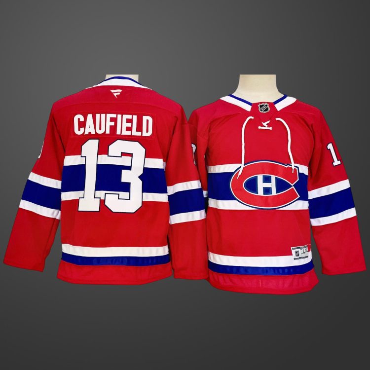 Youth #13 Cole Caufield Montreal Canadiens Jersey