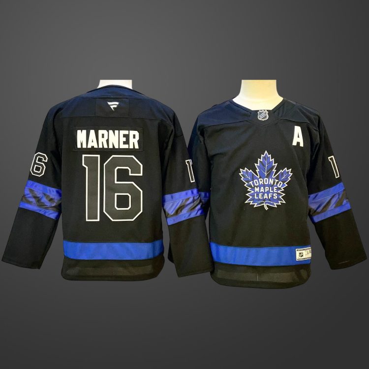 Youth Toronto Maple Leafs #16 Mitchell Marner Black Jersey