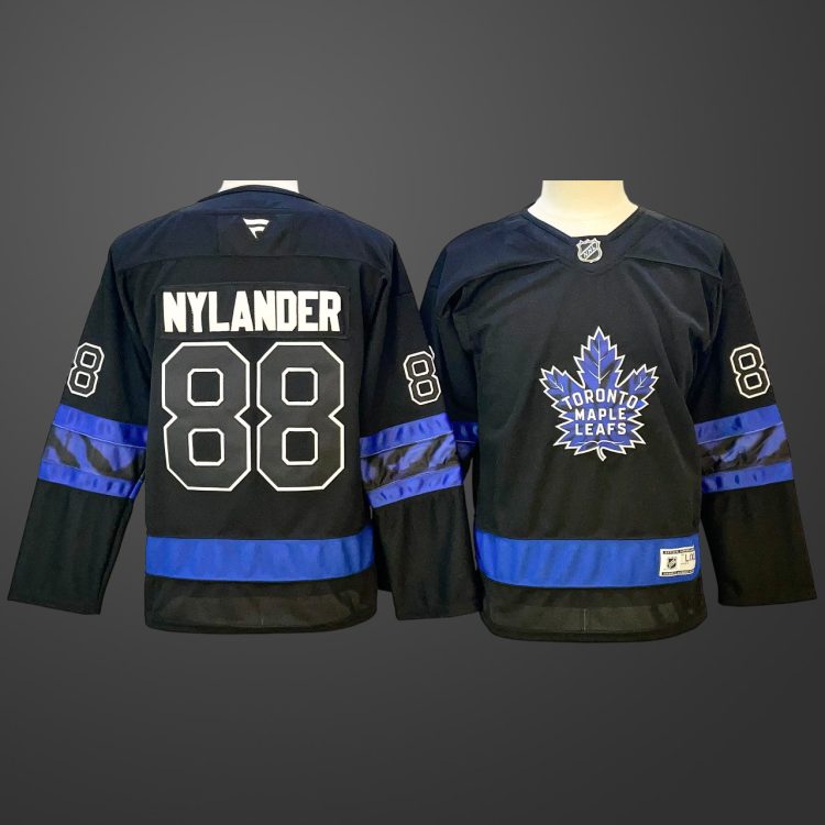 Youth Toronto Maple Leafs #88 William Nylander Black Stitched Jersey