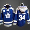 Men's Toronto Maple Leafs #34 Auston Matthews All Stitched Hoodie