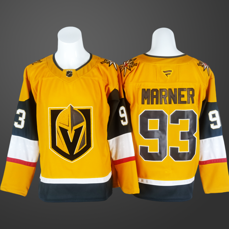 Men's Vegas Golden Knights #93 Marner Fanatics Gold Jersey