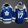 Men's Toronto Maple Leafs #17 Clark All Stitched Hoodie