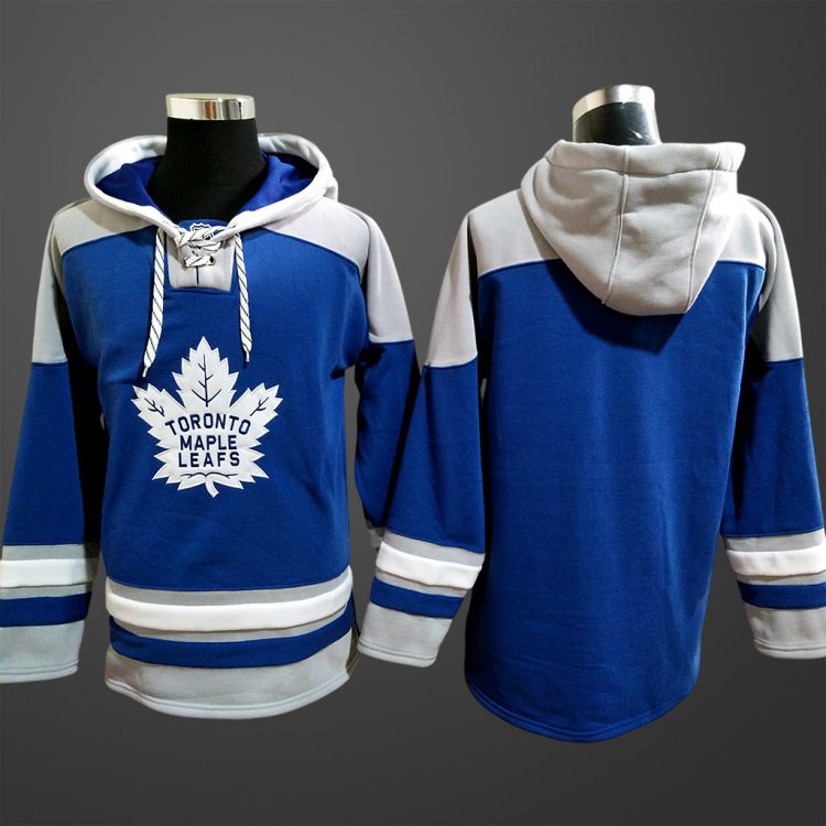 Men's Toronto Maple Leafs Team Blank All Stitched Hoodie