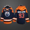 Men's Edmonton Oilers #93 NUGENT-HOPKINGS All Stitched Hoodie