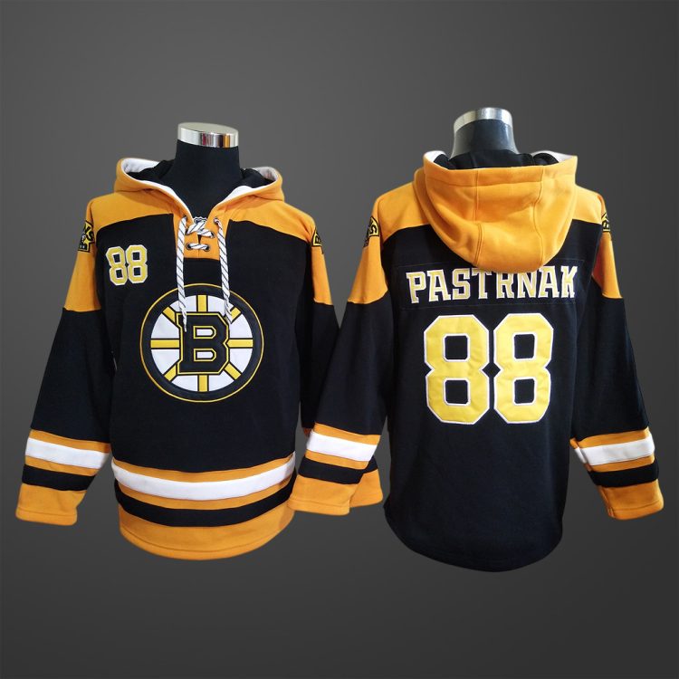 Men’s Boston Bruins  David Pastrnak #88 Stitched Hoodie