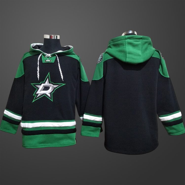 Men’s Dallas Stars Team Blank Stitched Hoodie