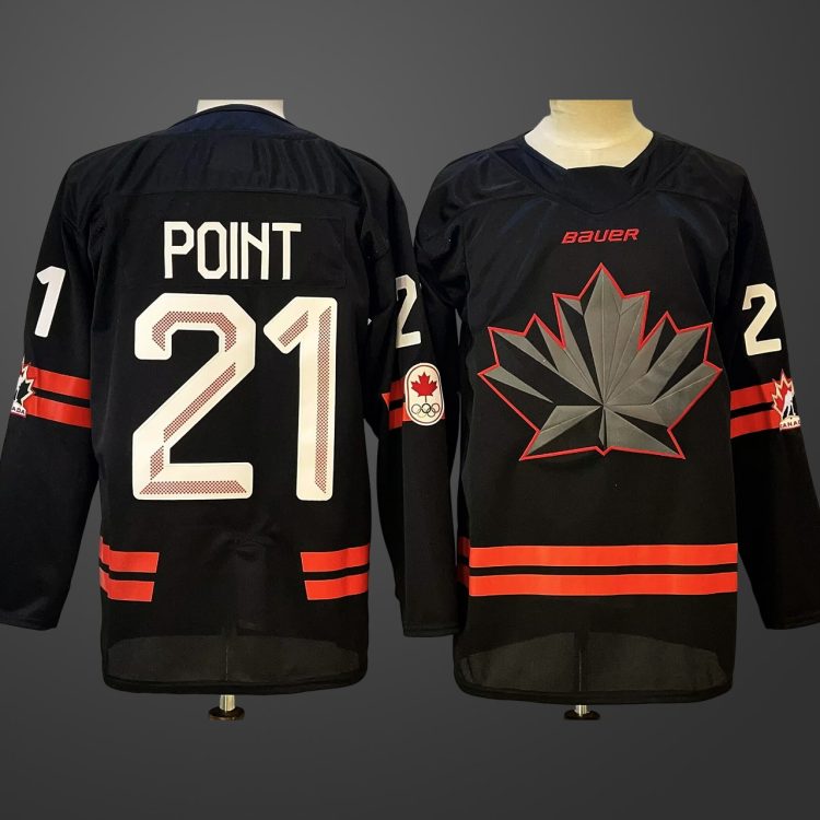 Men’s Hockey Canada #21 POINT Black 2026 Olympic Stitched Jersey