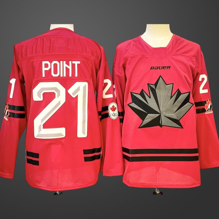 Men’s Hockey Canada #21 POINT Red 2026 Olympic Stitched Jersey