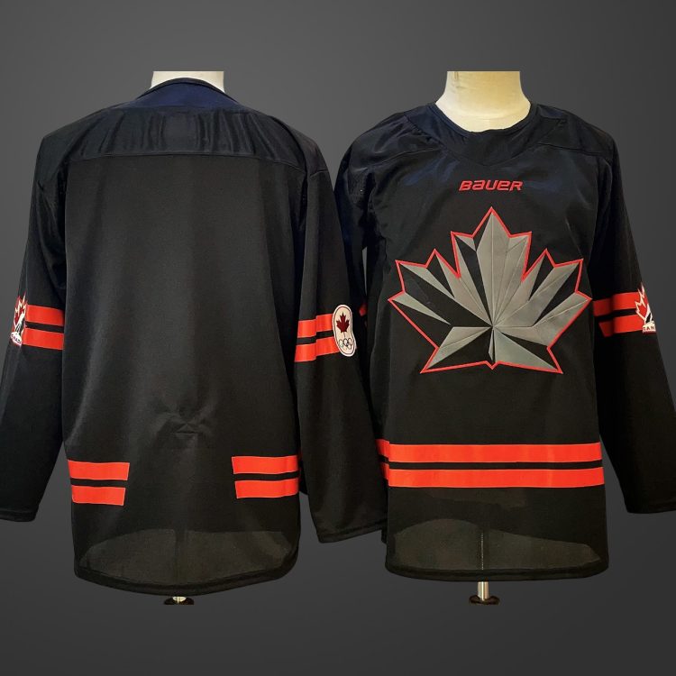 Men’s Hockey Canada Team Blank Black 2026 Olympic Stitched Jersey