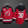 Men’s New Jersey Devils Martin Brodeur #30 Stitched Hoodie Red