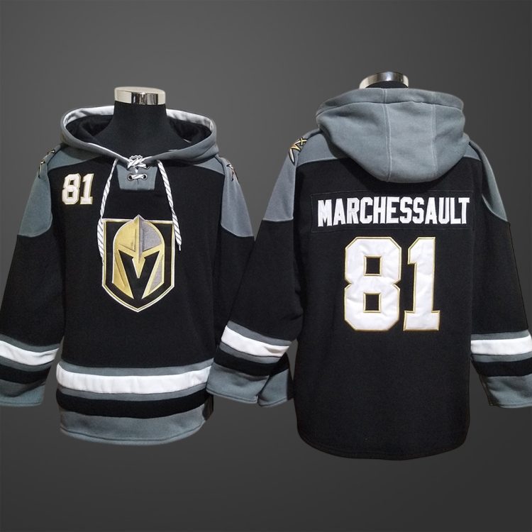 Men’s Vegas Golden Knights MARCHESSAULT #81 Stitched Hoodie