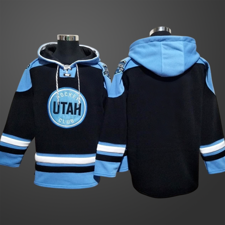 Men’s Utah Mammoth Team Blank All Stitched Hoodie