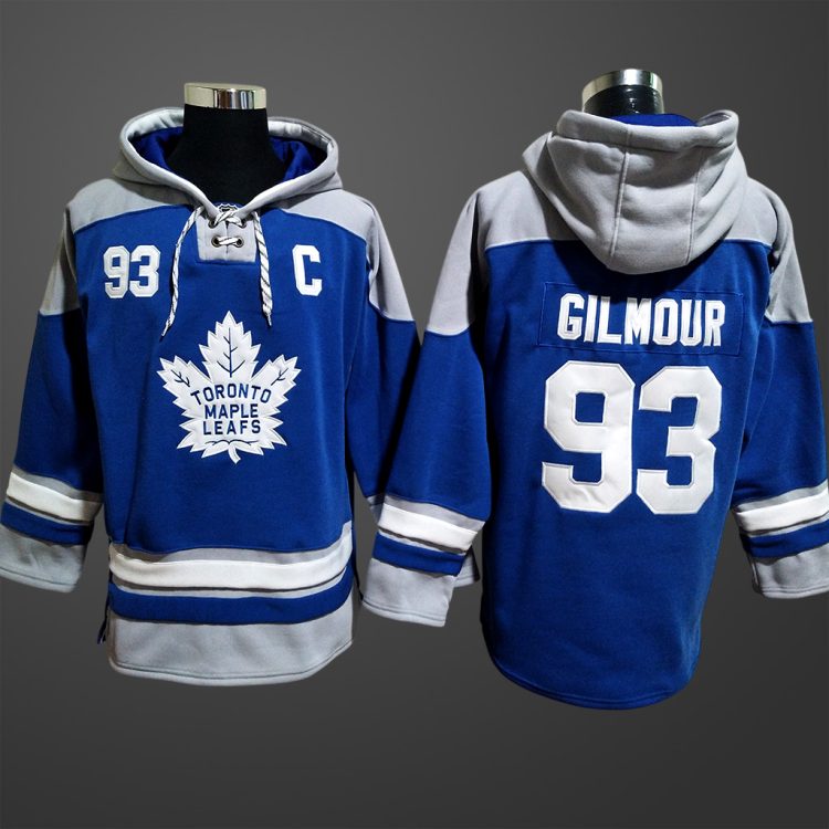 Men's Toronto Maple Leafs #93 GILMOUR All Stitched Hoodie