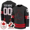Custom Canada Olympic Jersey 2026 Hockey Stitched Black Jersey