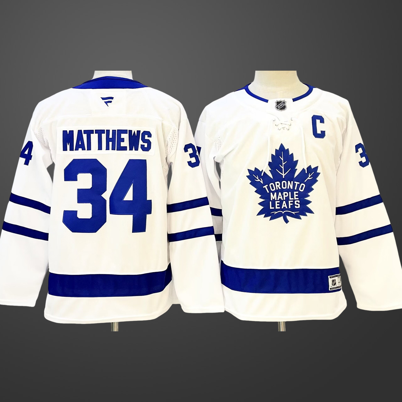 Youth Toronto Maple Leafs #34 Auston Matthews White Jersey