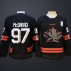 Youth Hockey Canada #97 Connor McDavid Black 2026 Olympic Stitched Jersey “A” Patches