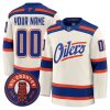 Custom Mens Edmonton Oilers 2025-26 Premium Stitched Jersey